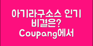아기라구소스, 왜 이렇게 인기일까요?